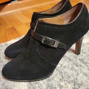 Women's black booties, Size 8.5